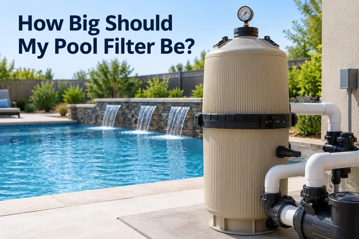 How Big Should My Pool Filter Be?