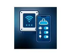 Smart swimming pool automation controller icon