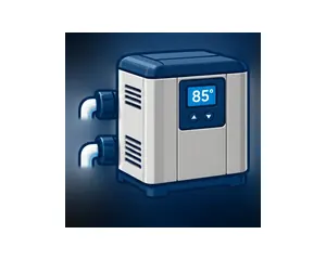 Swimming pool heater equipment icon