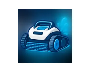 Robotic swimming pool cleaner equipment icon
